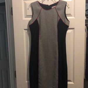 Knee length business dress